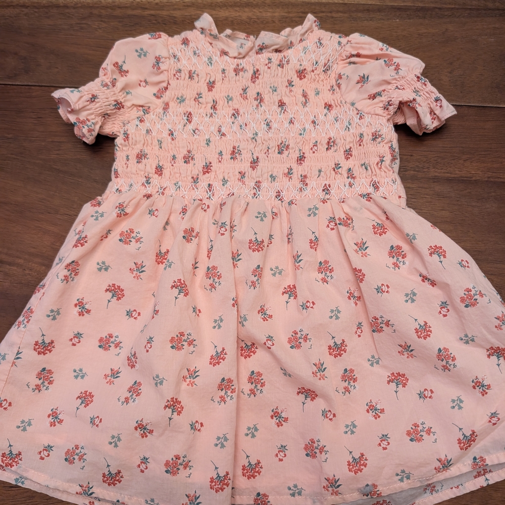 Floral Pink Kids Dress
